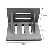 Twin Eagle Imports Angle Plate Angle Plate 8"x6"x5"  - Slotted and Webbed